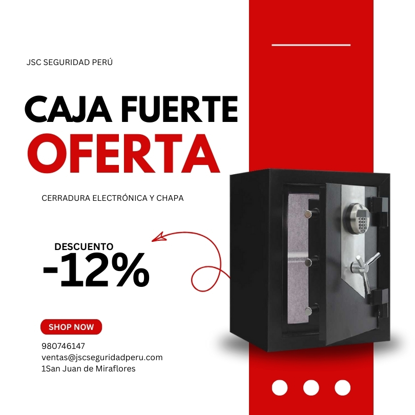 cajas fuertes con cerradura electrónica 2024 en Lima