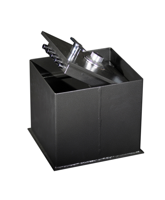 Caja fuerte para empotrar con cerradura mecánica de seguridad